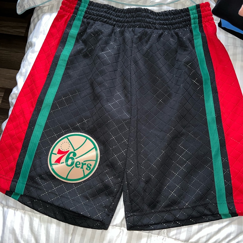 Mitchell and Ness 76ers NBA Basketball Shorts